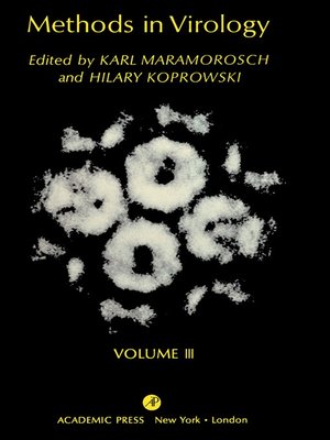 cover image of Methods in Virology, Volume 3